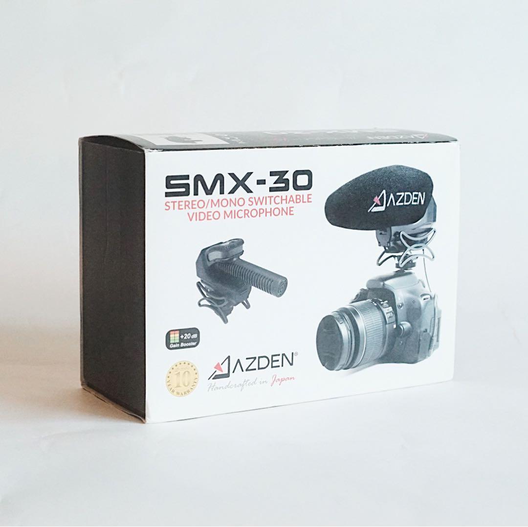 【美品】AZDEN SMX-30 ステレオ/モノラル切替式 マイク