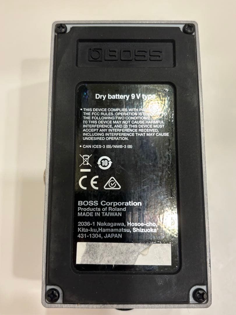 ギター用エフェクター リバーブ BOSS Reverb RV-6 ケース説明書付