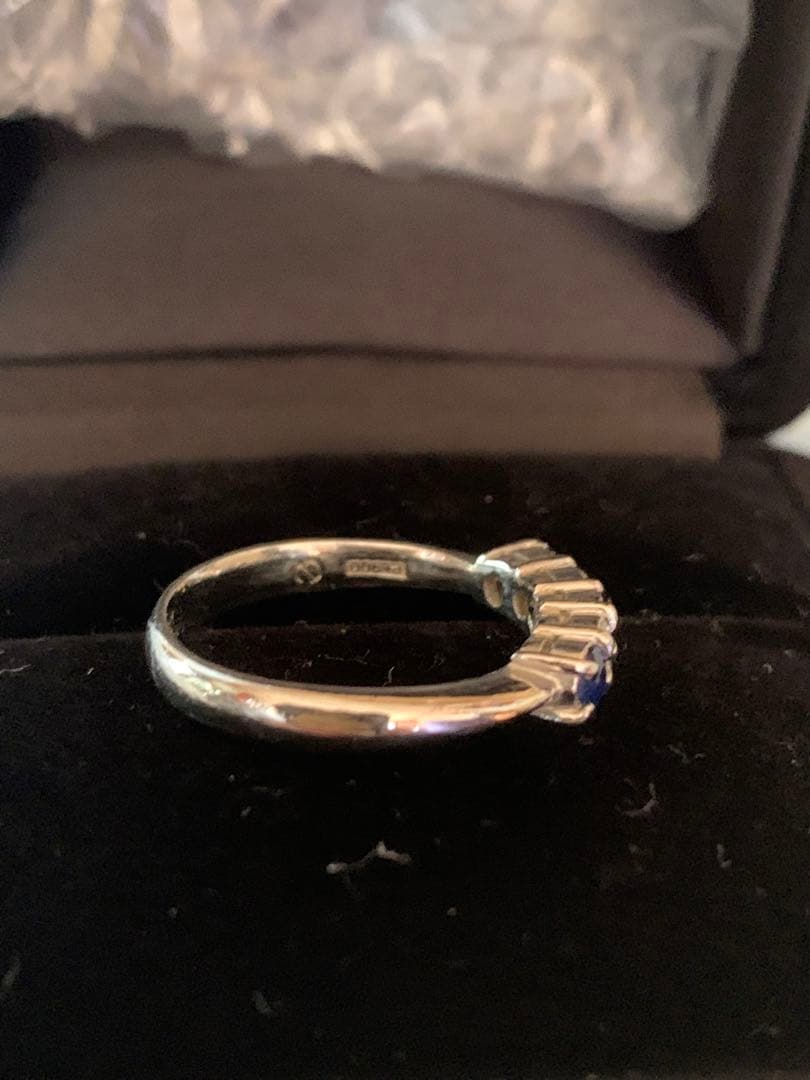 サファイア.ダイヤリング美品