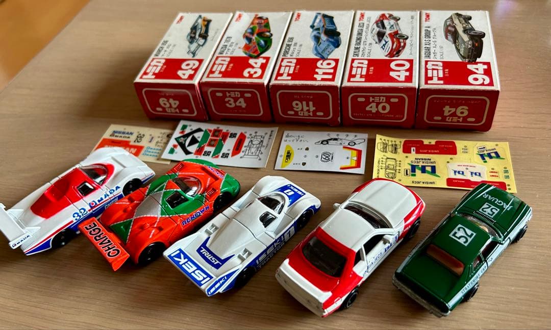 トミカ　レーシングミニカー5台　美品