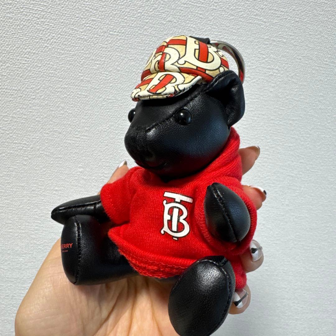BURBERRY 帽子付きテディベア　キーホルダー　トーマス