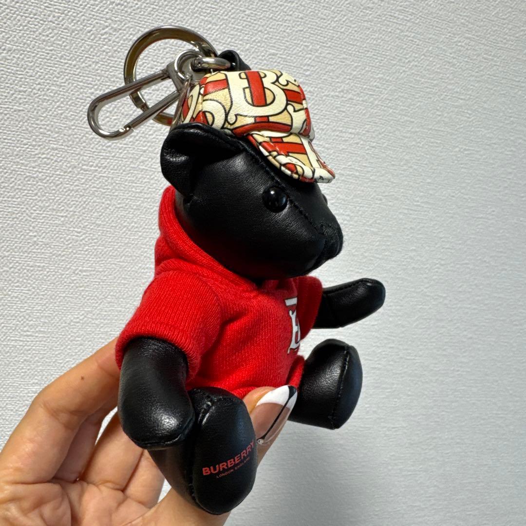 BURBERRY 帽子付きテディベア　キーホルダー　トーマス