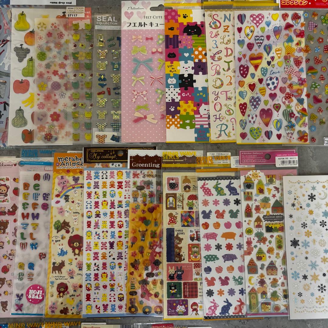 平成レトロ　シール　まとめ売り　43点