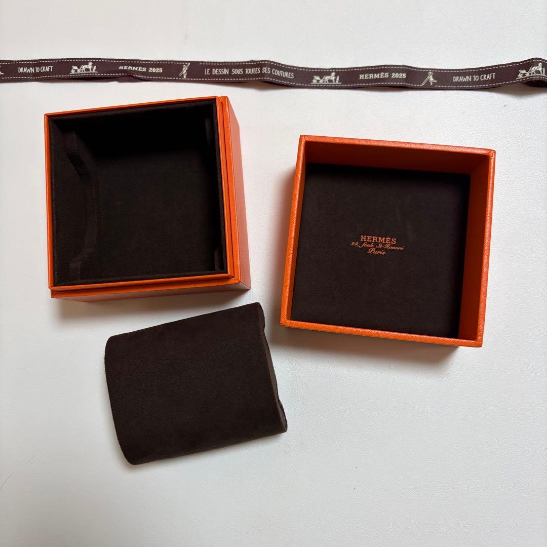 美品 エルメス シェーヌダンクル ブレスレットケース 空箱 現行品 大