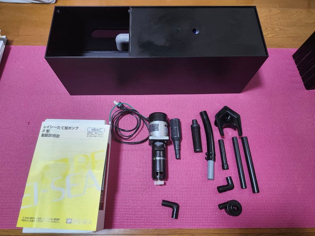 60㎝水槽用上部フィルター コーナーガード レイシーポンプP112Sフルセット 60㎝水槽用上部フィルター コーナーガード レイシーポンプP112Sフルセット