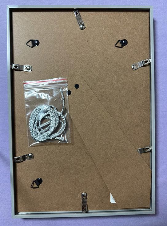 水彩アート「群青の森　Ⅲ」1点物、手描き、真筆