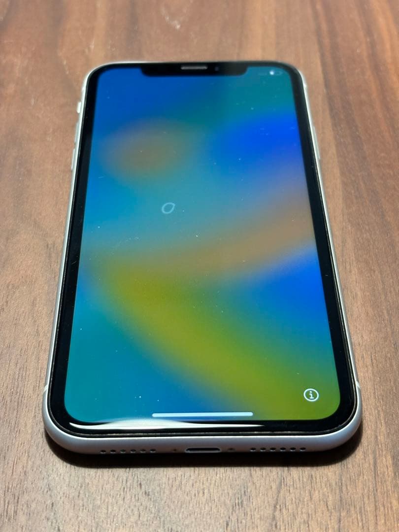 iPhone XR White 128 GB SIMフリー 傷なし - スマートフォン本体