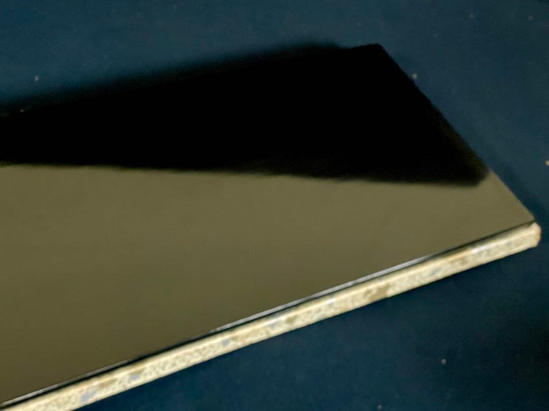 良品 祖 和紙張 真塗 炉 長板 紙箱 茶道具 27 ◎USED X番