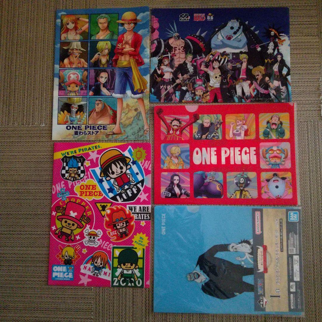 ONE PIECE クリアファイル 5枚セット - メルカリ