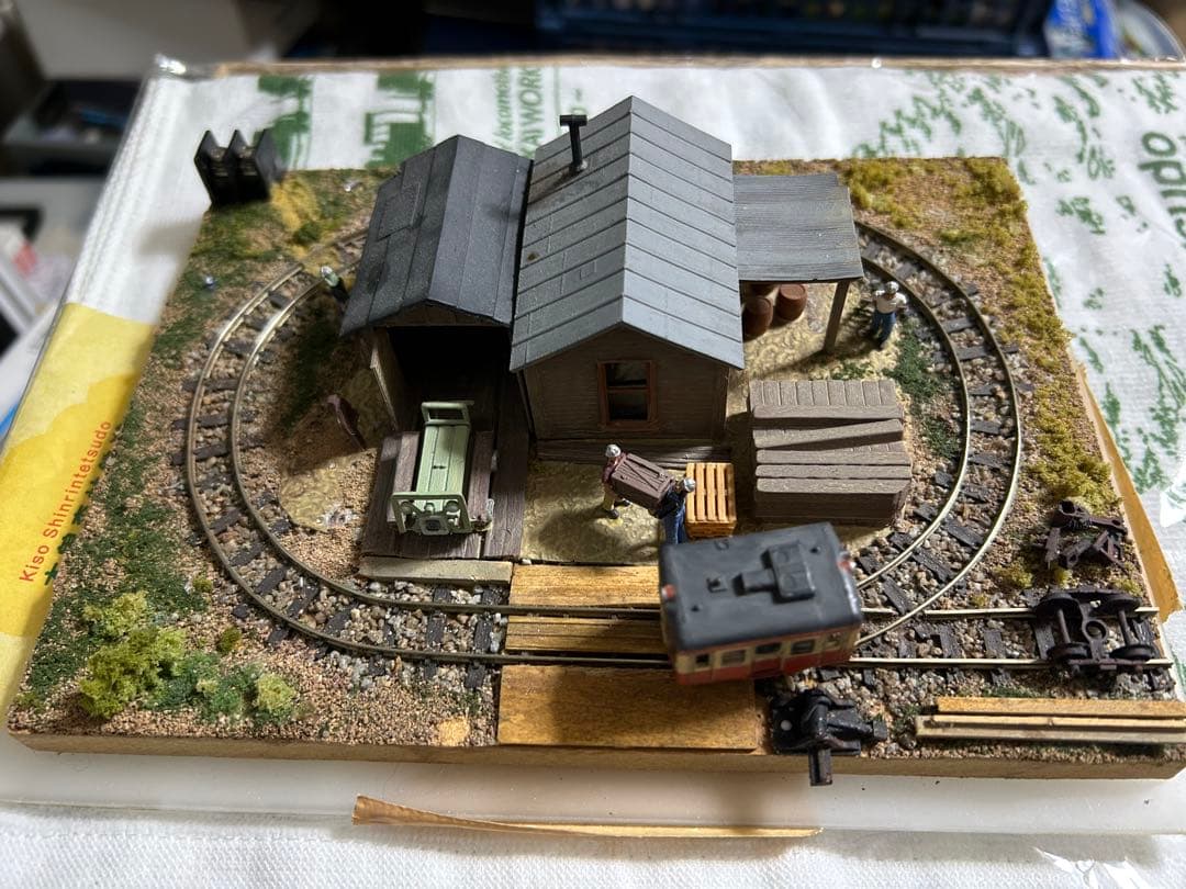 Nゲージ 鉄道模型 極小ジオラマ・レイアウト