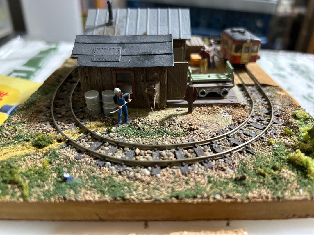 Nゲージ 鉄道模型 極小ジオラマ・レイアウト