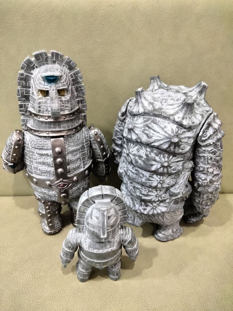 ソフビ monstock モアイロボ 他 石膏風 杉山実 ブルマァク 安楽安作