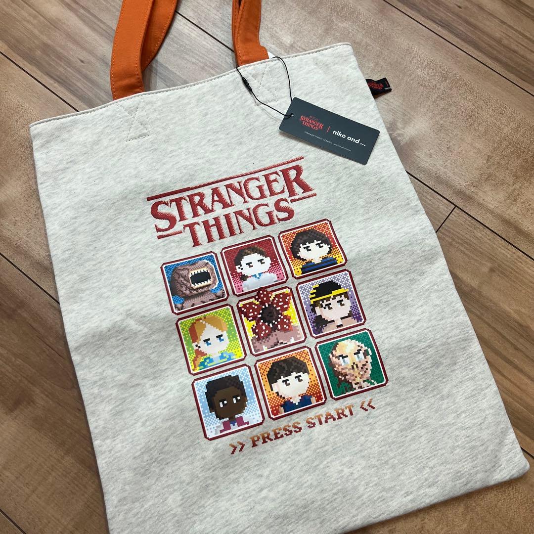 新品未使用 ニコアンド ストレンジャーシングス コラボ トートバッグ