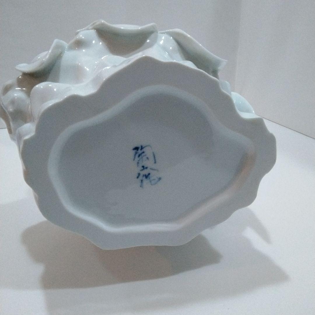 樋渡陶六作 岩座観音 白磁彫 銘窯 肥蝶山 日本工芸会正会員 - メルカリ