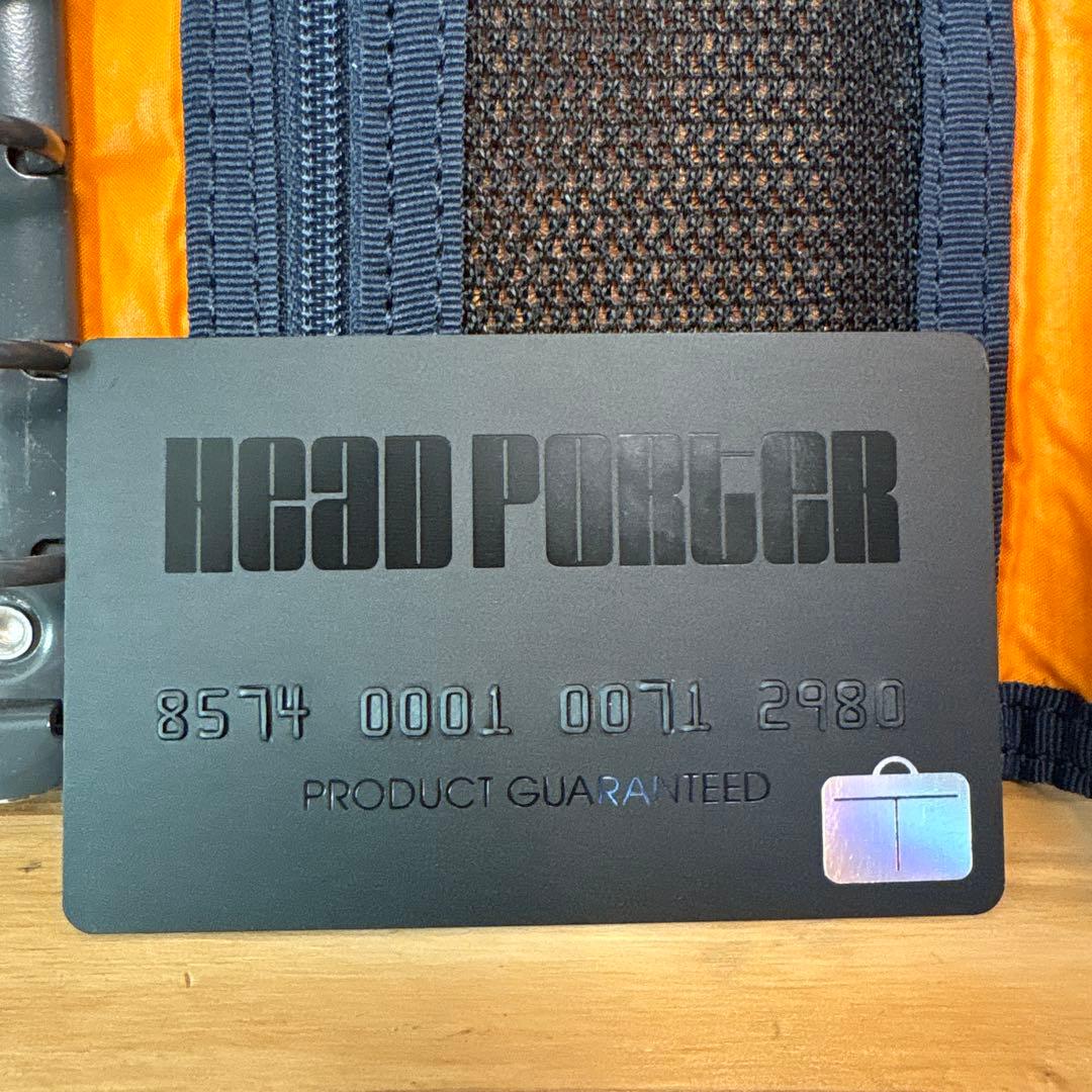 【美品】HEAD PORTER ヘッドポーター 手帳カバー 【管:P】