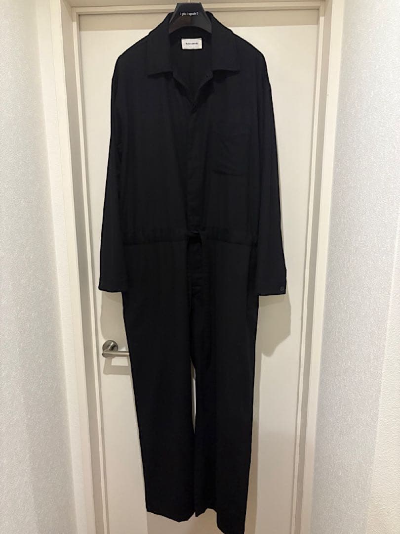 限定★美品MARKAWAREマーカウェア23AWカシミヤフランネルオールインワン