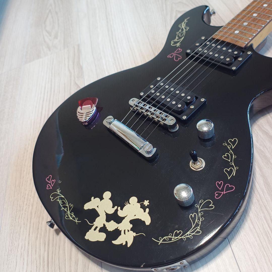 Disney 2009年限定モデル ミッキー ミニーエレキギター ディズニー