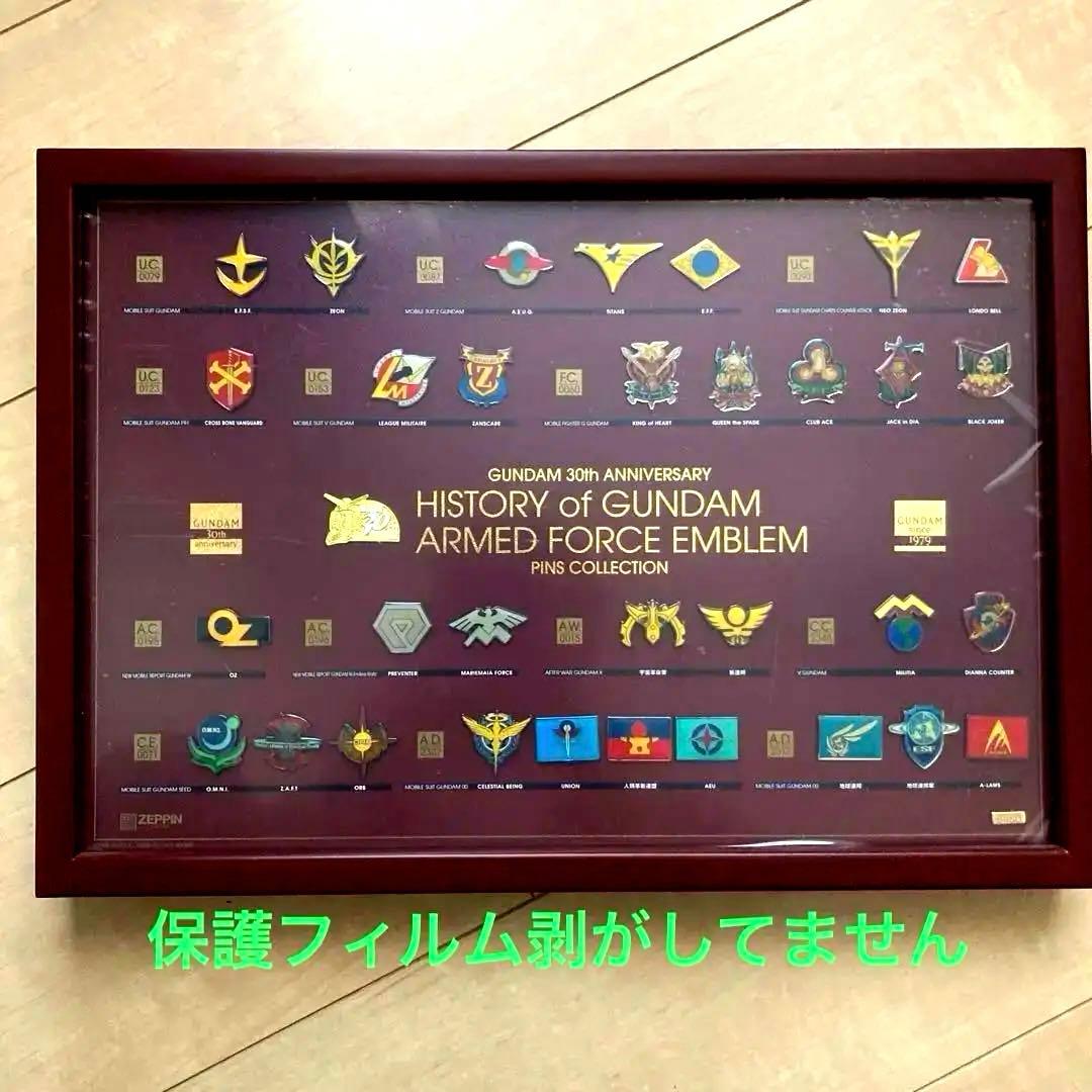 限定品 機動戦士ガンダム 生誕30周年記念 エンブレム ピンズ
