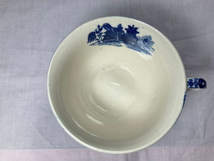 骨董 ブルーウィロー カップ&ソーサー2客 - メルカリ