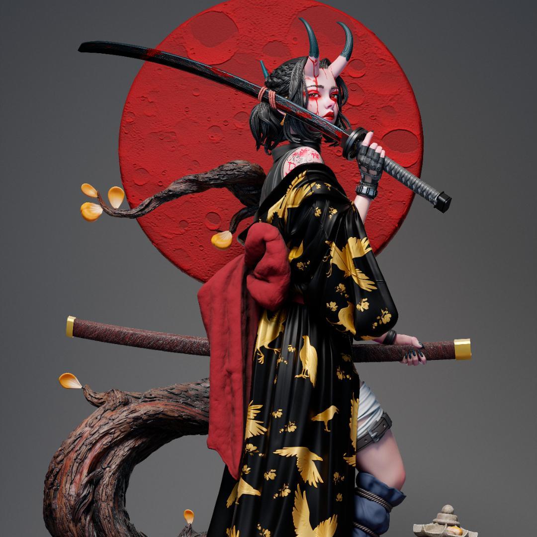 1/9　未塗装未組立　【オニ オリジナル CA3D】フィギュア　ガレージキット