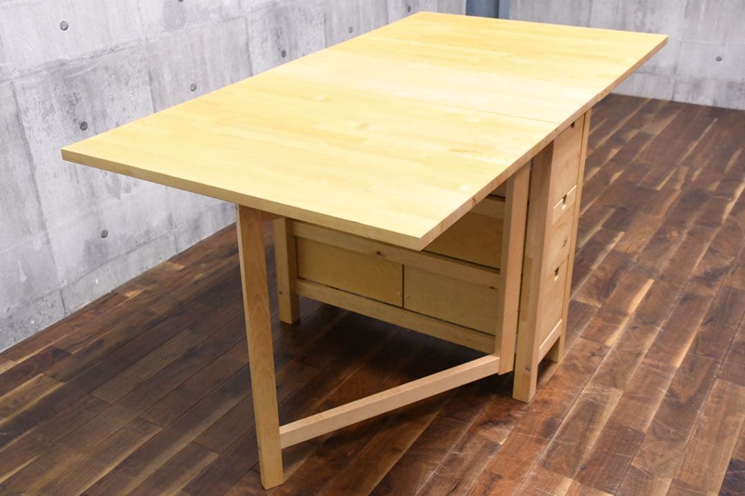 DLK157 イケア ノールデン ゲートレッグテーブル バタフライテーブル