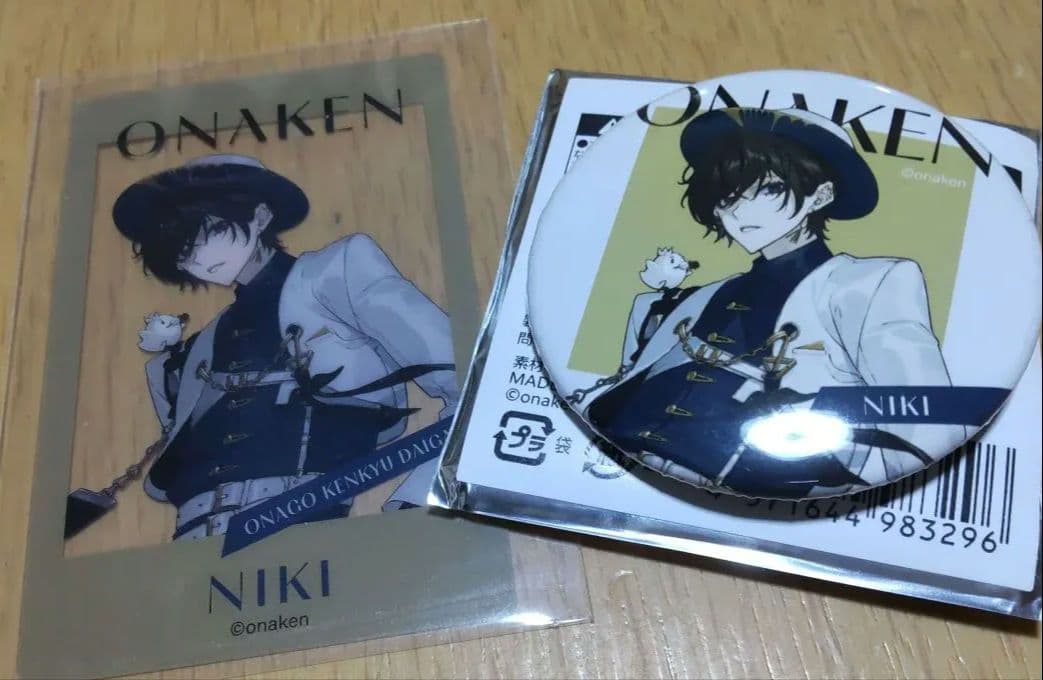 女子研究大学 おなけん ニキ NIKI 缶バッジ カード セット - メルカリ