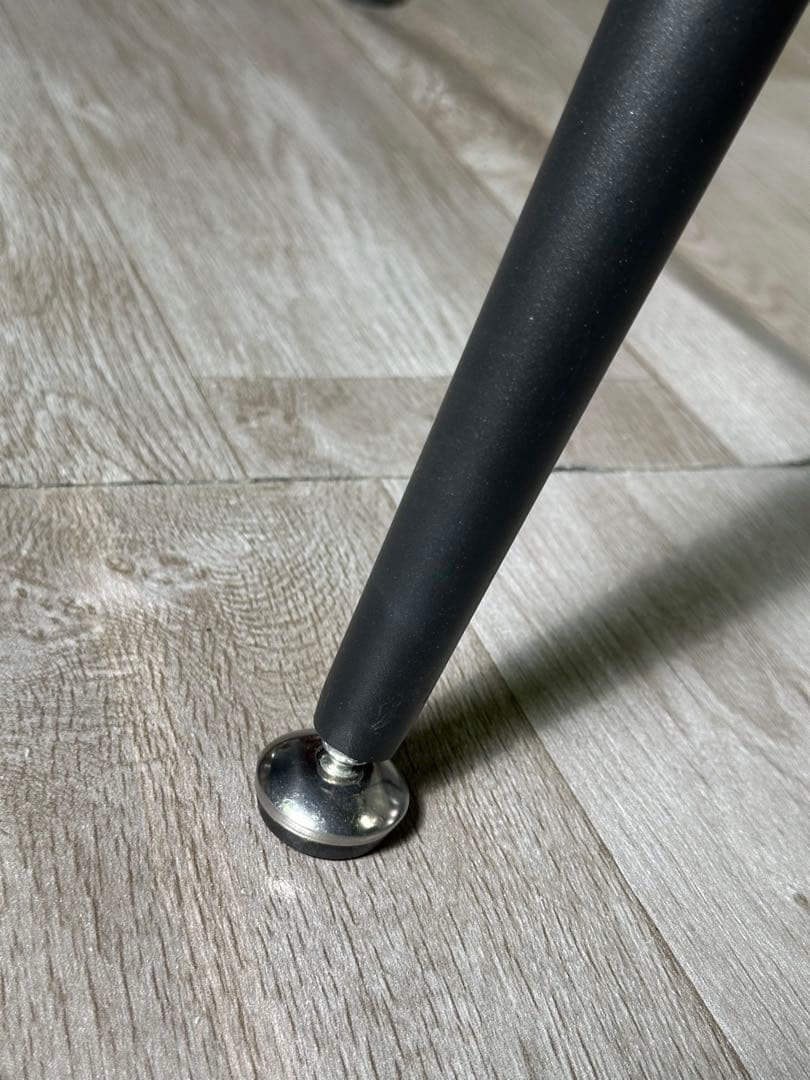 丸テーブル オシャレ 強化ガラス テーブル ラクラク組立 新品 未使用品