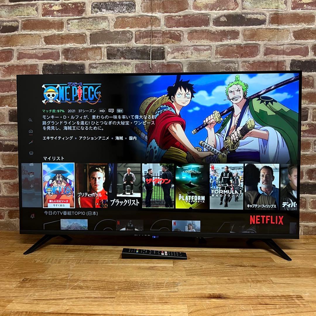 2022年製！43V型 4Kチューナーレス スマートTV TSM-4301U4K 超美品 43