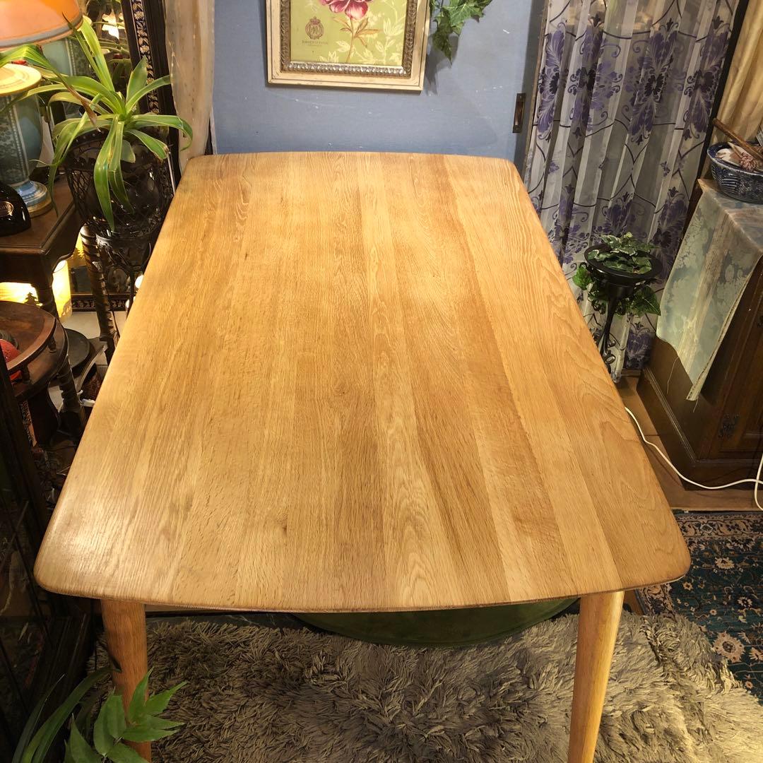 ヴィンテージ IDC OTSUKAオークソリッド　テーブル