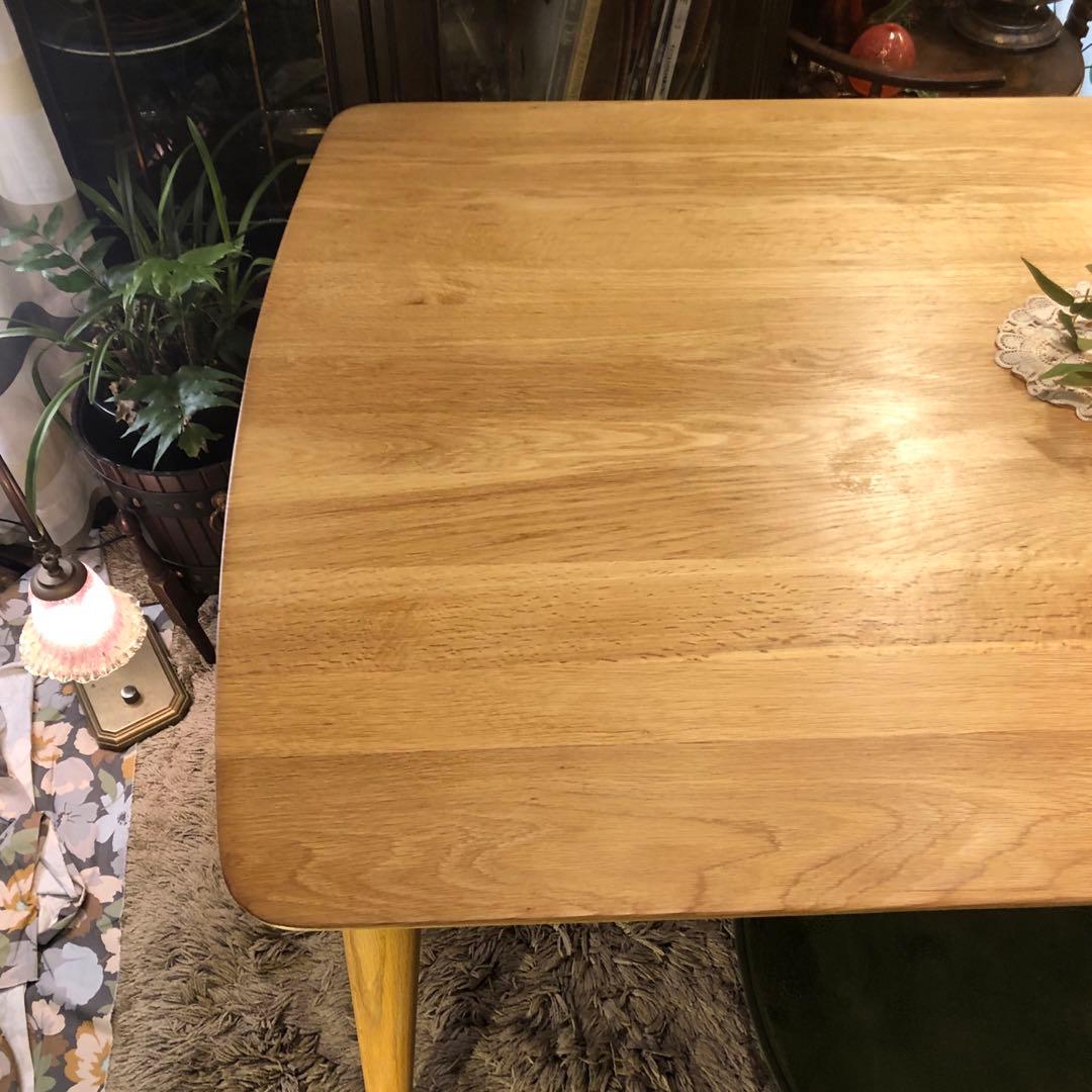 ヴィンテージ IDC OTSUKAオークソリッド　テーブル