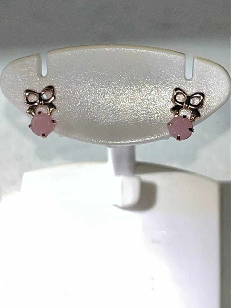 K10ピンクゴールドダイヤモンドピアス(RPE884-002)|TSUTSUMI