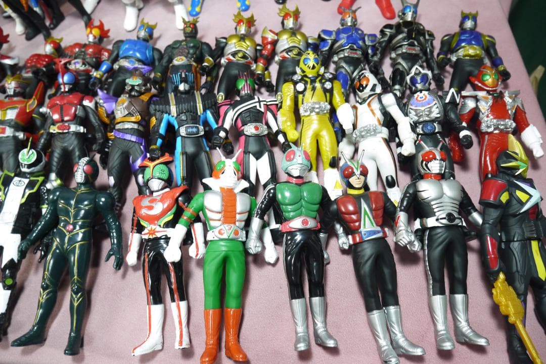 ライダーヒーローシリーズ ビッグサイズソフビフィギュア 92体セットの