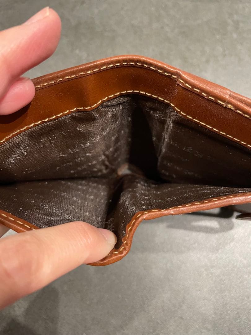 BURBERRY バーバリー 二つ折り財布 ノバチェック レザー ヴィンテージ