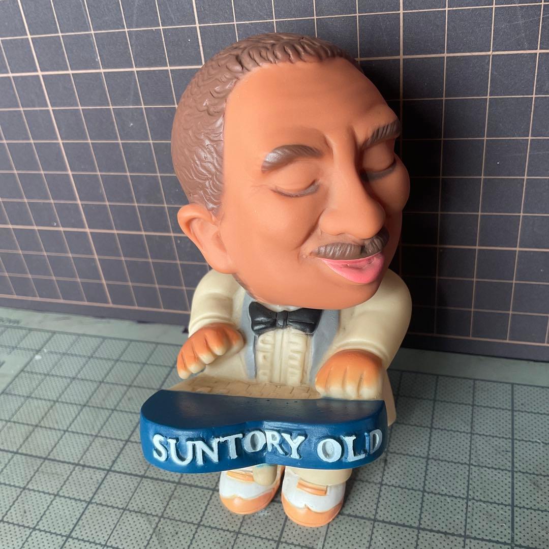 ボ*ト様 昭和　サントリーOLD　CM　黒人 ジャズピアニスト　ソフビ　非売品