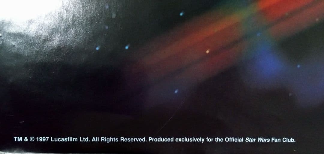 1997年 USA STAR WARSファンクラブ公式ボバ・フェットのポスター