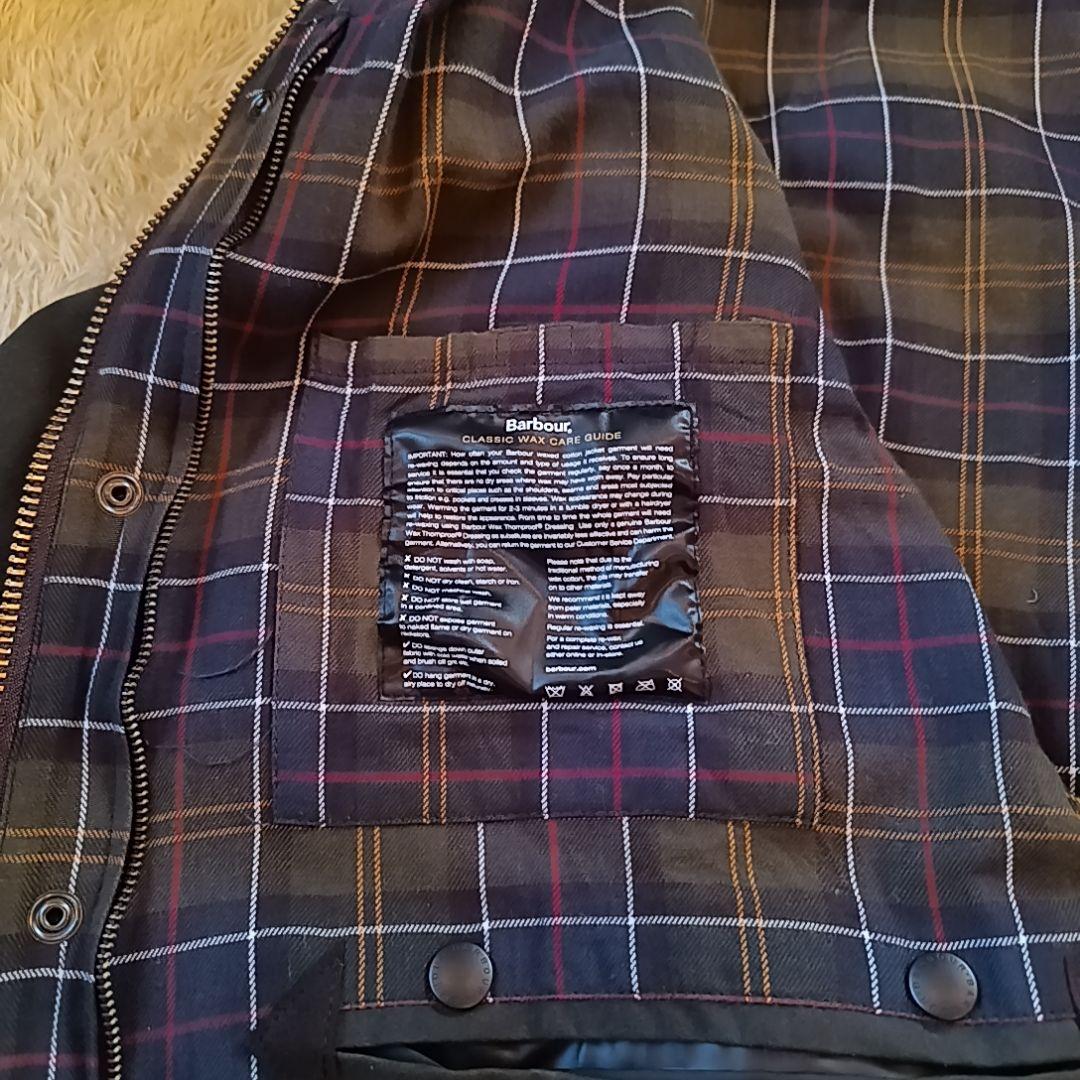 美品　現行タグ　Barbour　クラシック　ノーザンブリア　オリーブ