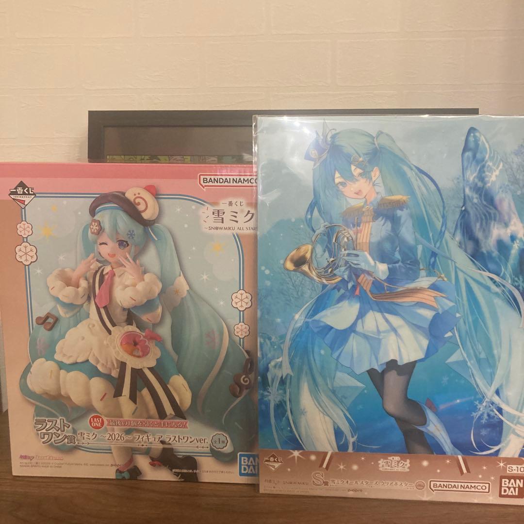一番くじ【ラストワン賞】 2026年 雪ミク フィギュア - メルカリ