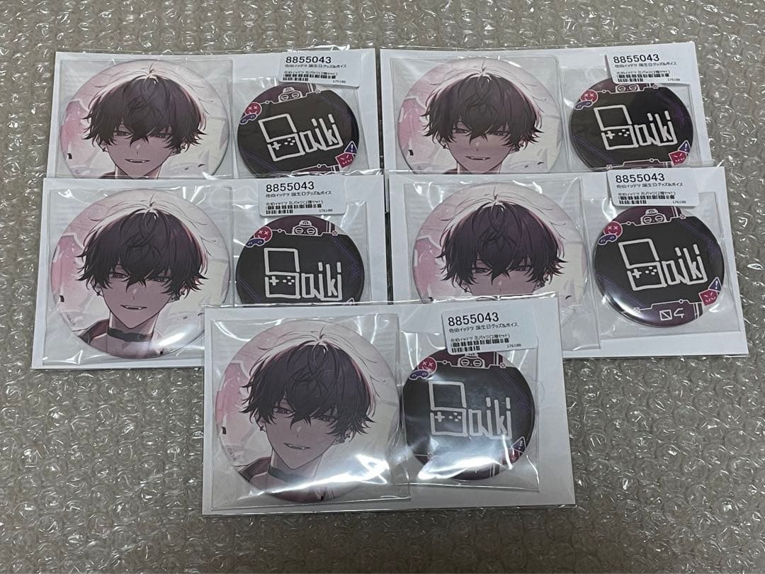 佐伯イッテツ 誕生日グッズ2023 缶バッジ 佐伯イッテツ ver