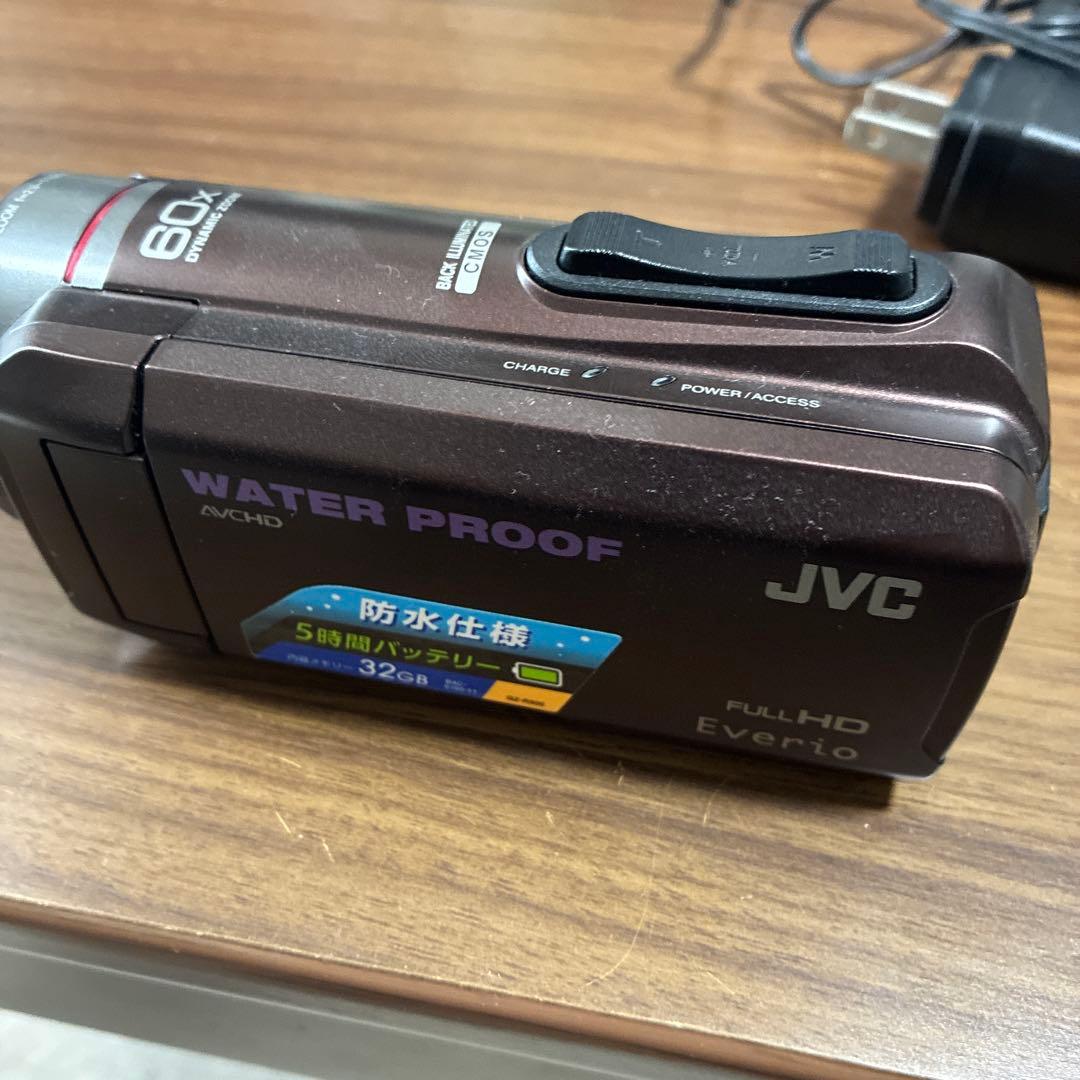 JVC GZ-R300-T 防水フルHDビデオカメラ　動作確認済み