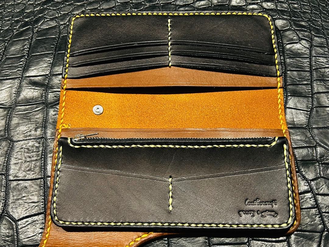 Gravy Leather 栃木レザー 本革 長財布 ファニー ホワイトハーツ