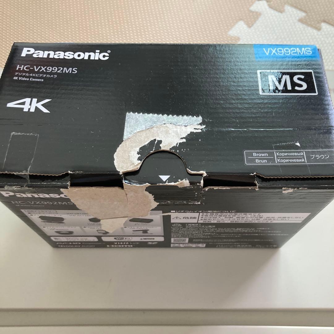 Panasonic HC-VX992MS 4K ビデオカメラ ブラウン