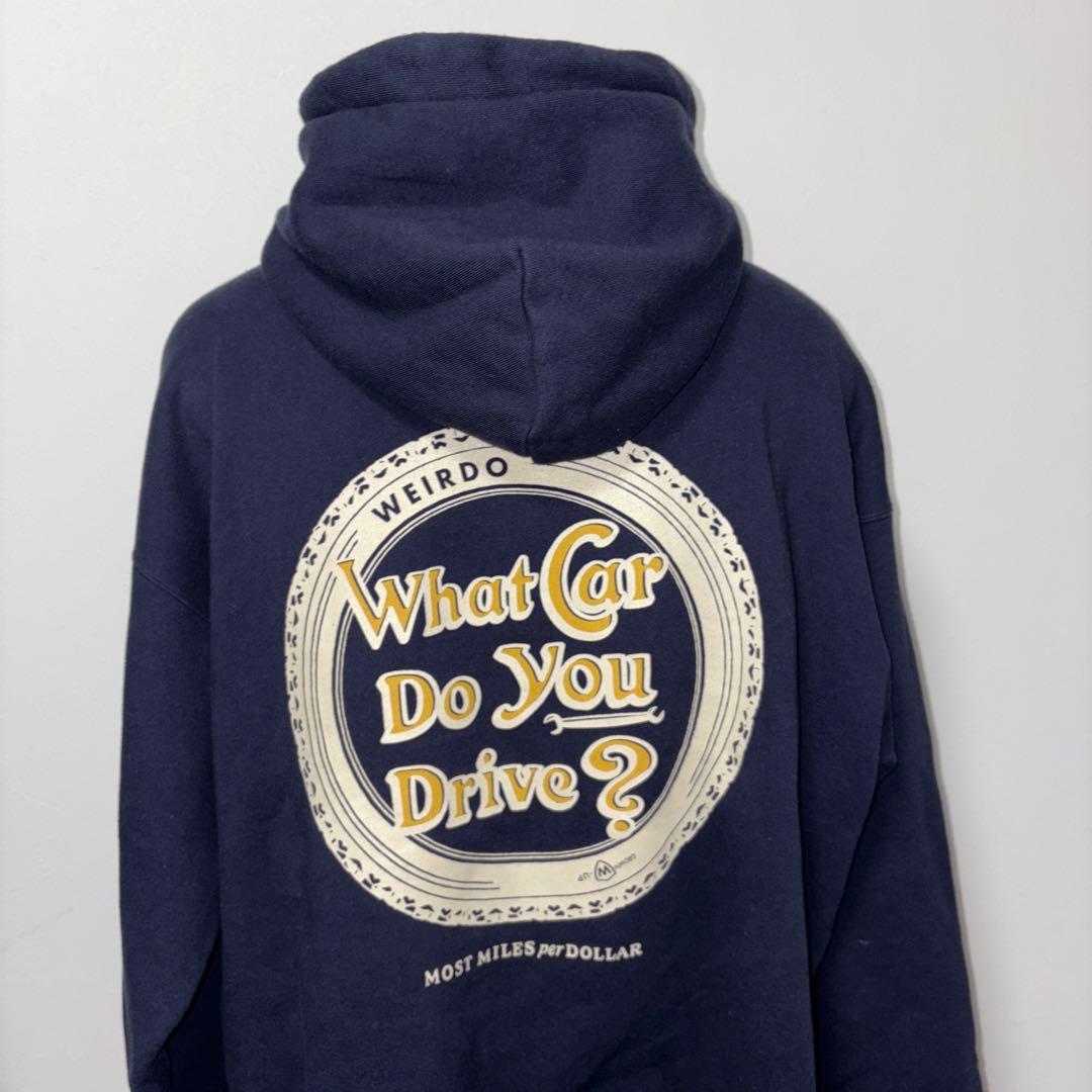 WEIRDO ウィアード 40'S スナップ スウェットパーカー　ネイビー　M