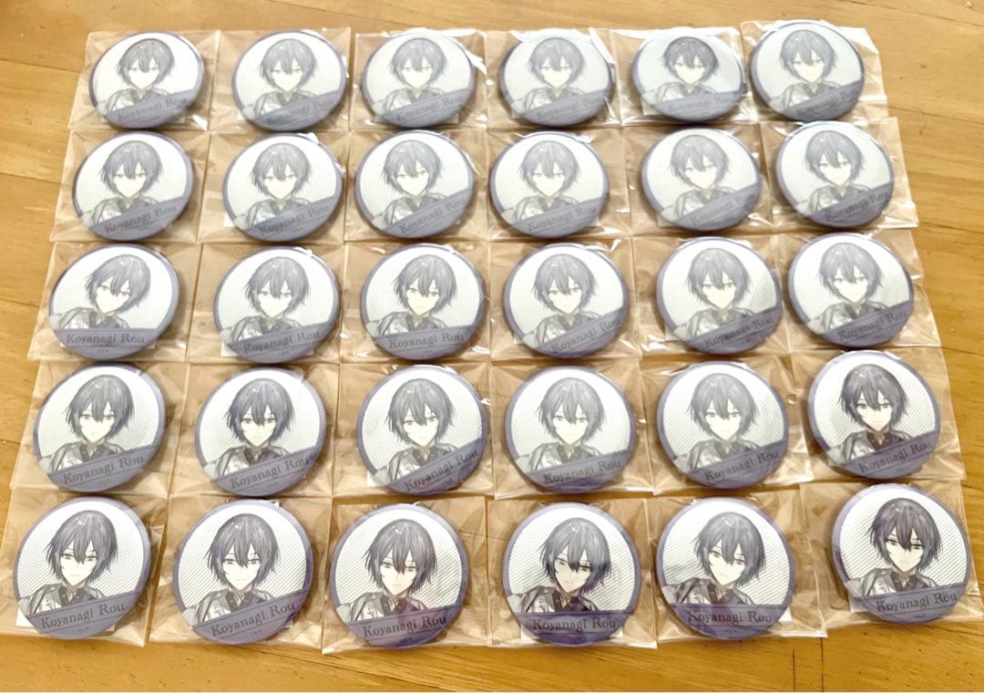 小柳ロウ welcome缶バッジ 30個セット