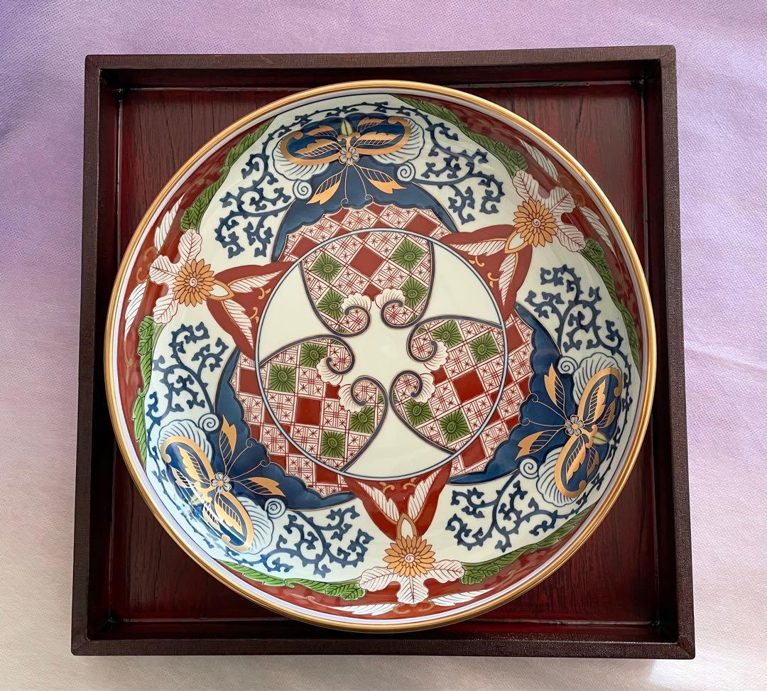 鈴木誠一郎作 紅布着尺一寸角膳33㌢ 会津塗り