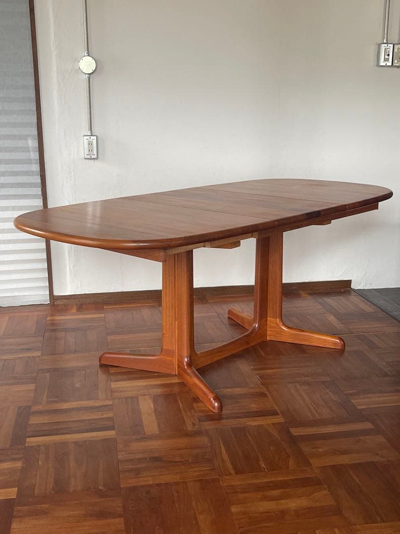北欧 デンマーク ヴィンテージ gudme チーク エクステンション テーブル