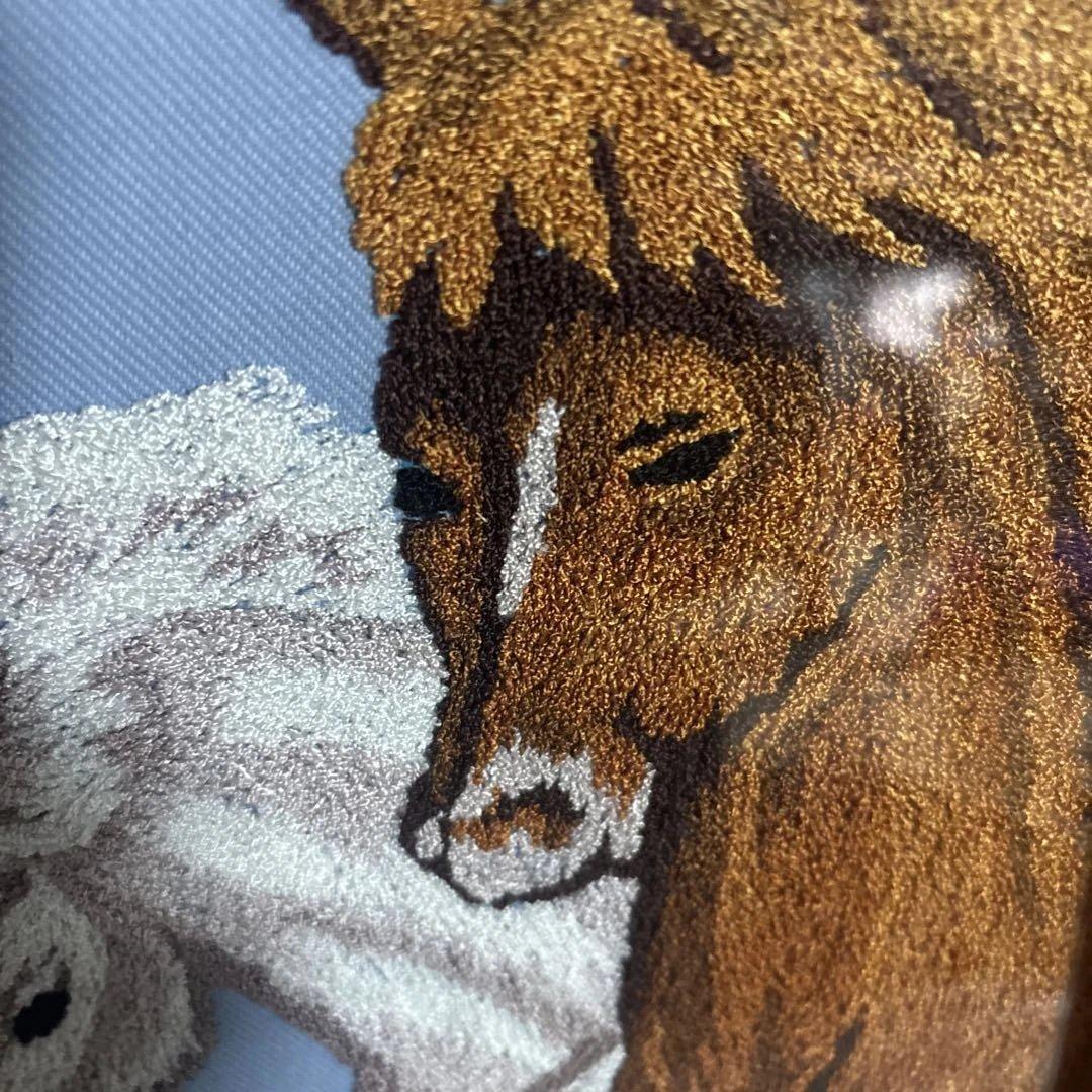 USビンテージ馬の刺繍アート作品tattoo刺青