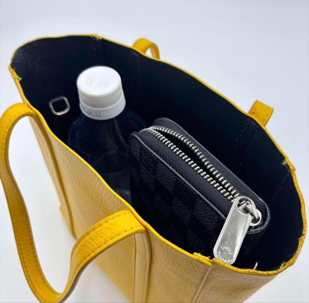 バレンシアガ エブリデイ トートバッグXXS 2way ハンドバッグ イエロー