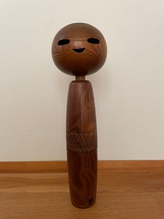創作こけし片瀬快平作品「露草」KokeshiDoll