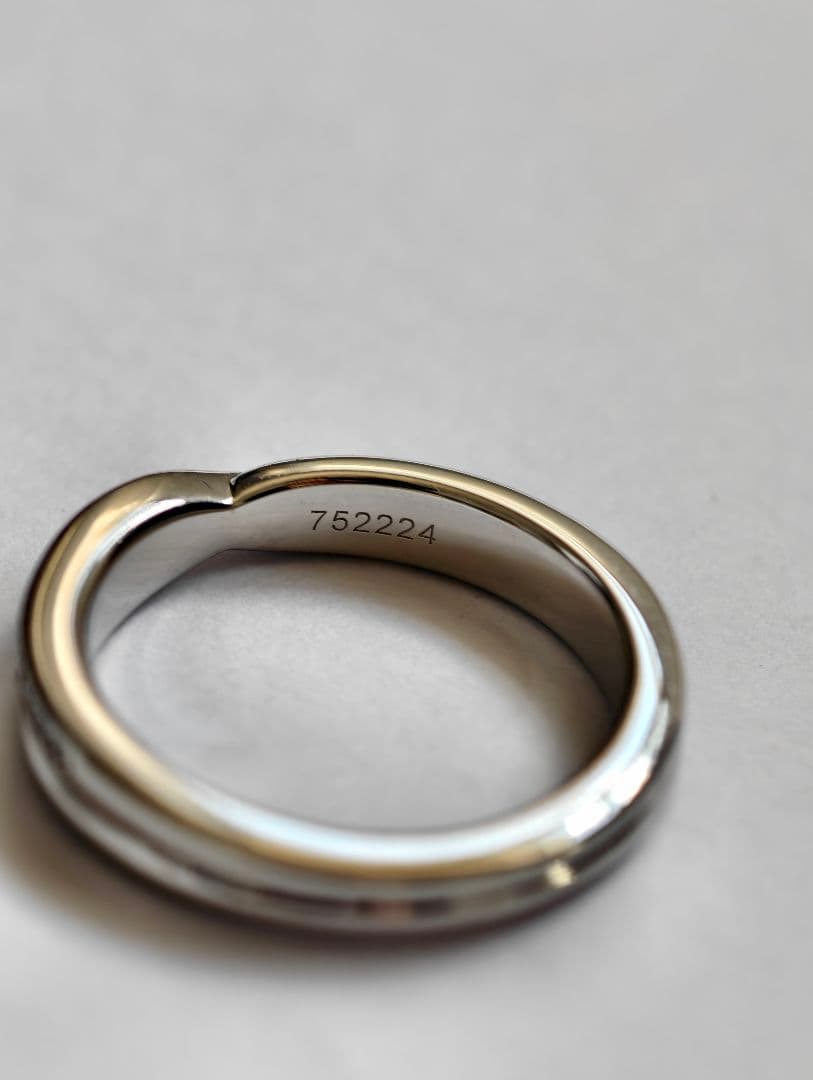 ハリーウィンストン ワンロウパヴェ バンド ダイヤ リング Pt950 JP６号