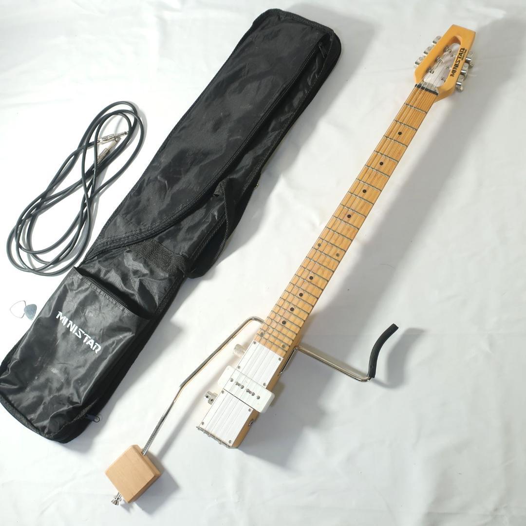 MINISTAR ROKSTAR トラベルギター エレキギター ケース付 MINISTAR ROKSTAR トラベルギター エレキギター ケース付